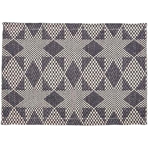 Navy stars placemat set  urban country home decor