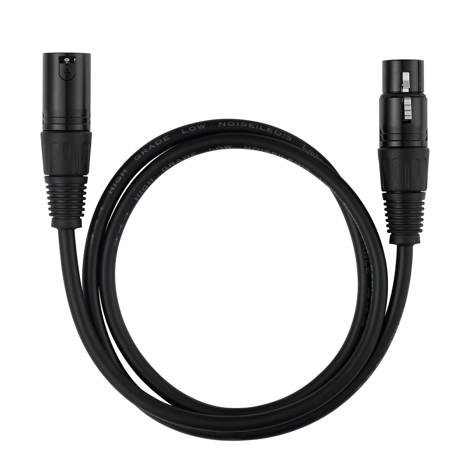 Cavo XLR da maschio a femmina M/F schermato OFC cavo audio for microfono Mixer Stage Light Amplifier 1m 1.8m 3m 5m 10m(Model 2,5m)