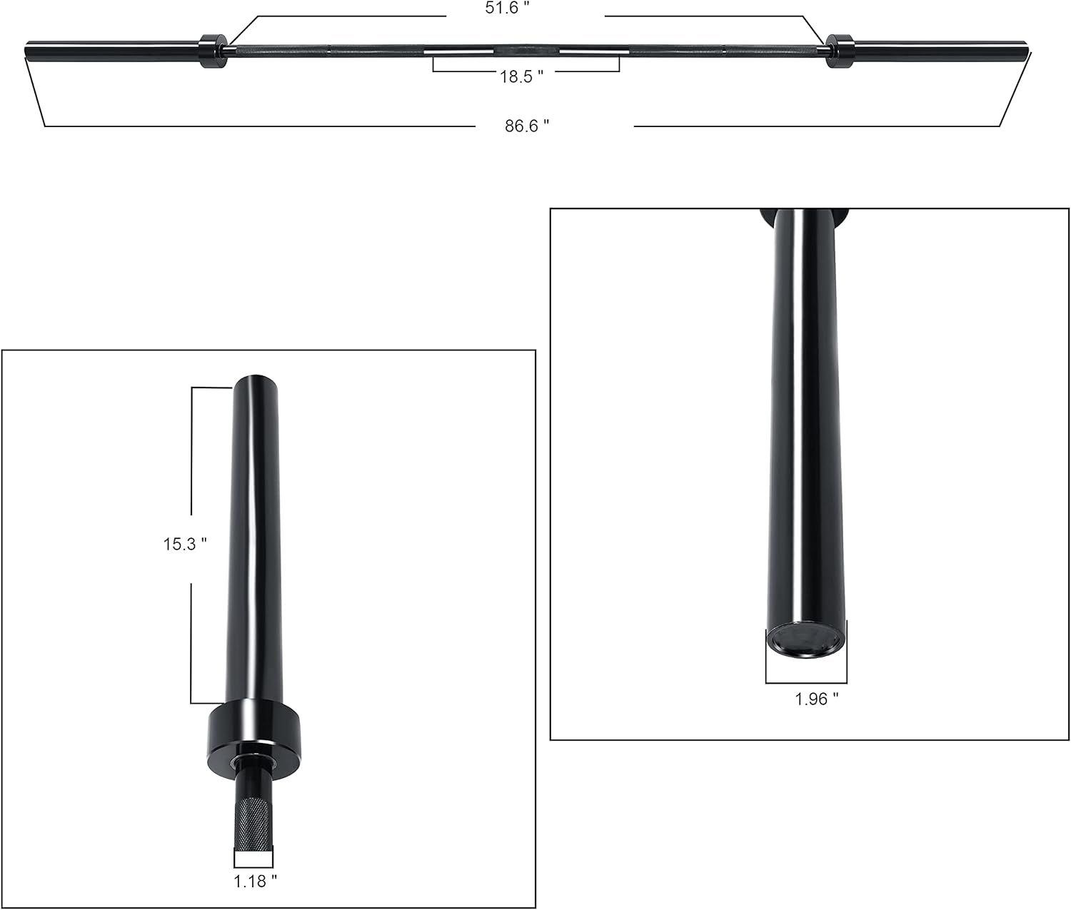 Signature Fitness 2 Olympic Bumper Plate Weight Plates with 7FT Olympic Barbell, Multiple Packages Signature Fitness 2 Olympic Bumper Plate Weight Plates with 7FT Olympic Barbell, Multiple Packages