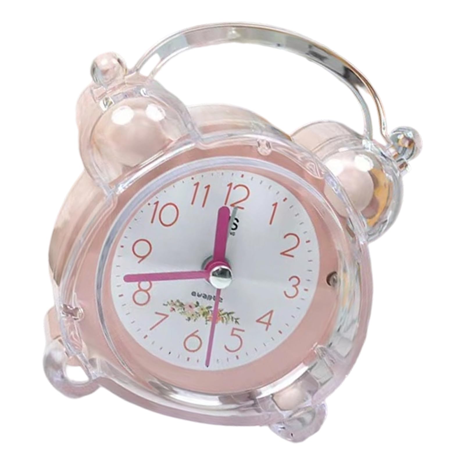 YROHGKPN Kids Bedsides Alarm Clock with Soft Night Light Cartoon Design Quiet NonTicking for Bedrooms Timekeeping Quiet Children Bedsides with LED