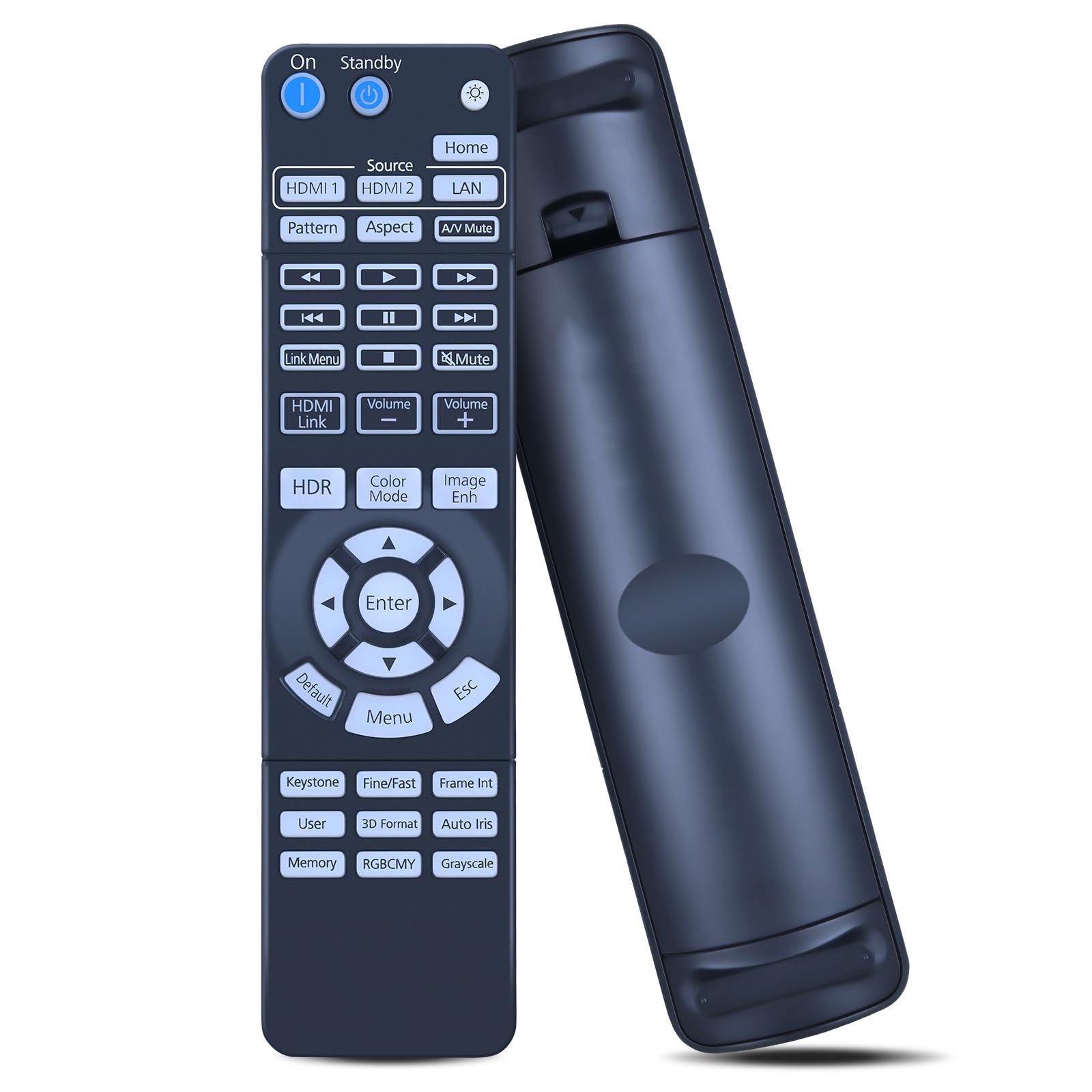 Neu Ersatz Fernbedienung kompatibel mit Epson EH-TW7000 4K PRO-UHD-Projektor Home Cinema 3800, 3200, 3810, H959A