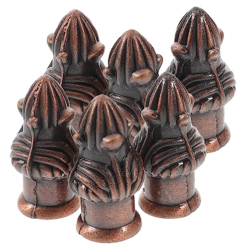 Finial-- questi accenti decorativi per lampade sono realizzati in lega di con una finitura in ottone antico che presenta disegni e trame per aggiungere un tocco meraviglioso alle tue lampade.