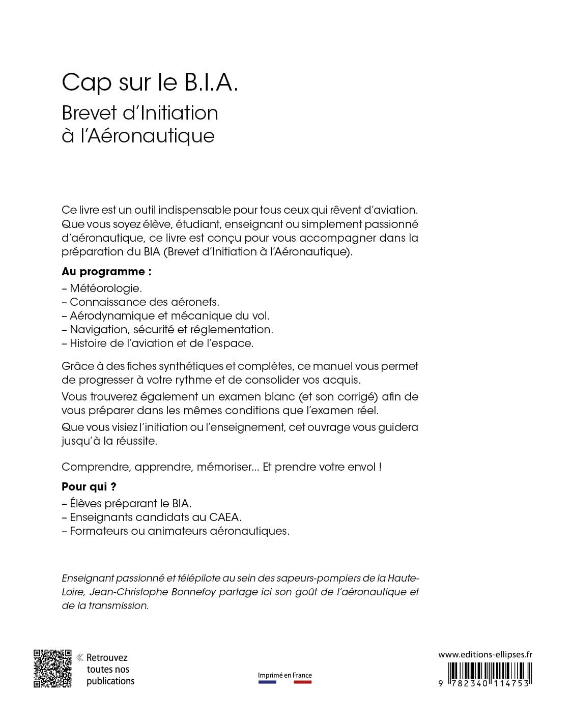 Cap sur le B.I.A: Brevet d'Initiation à l'Aéronautique