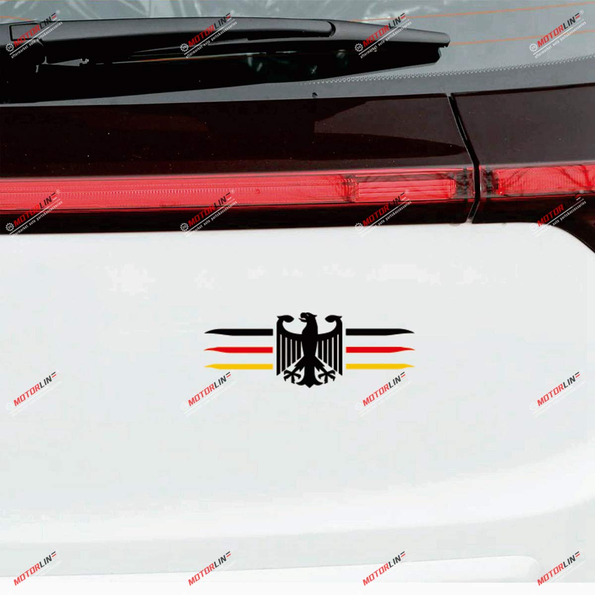 Pegatina Magnética Con Diseño De águila Tricolor De Bandera