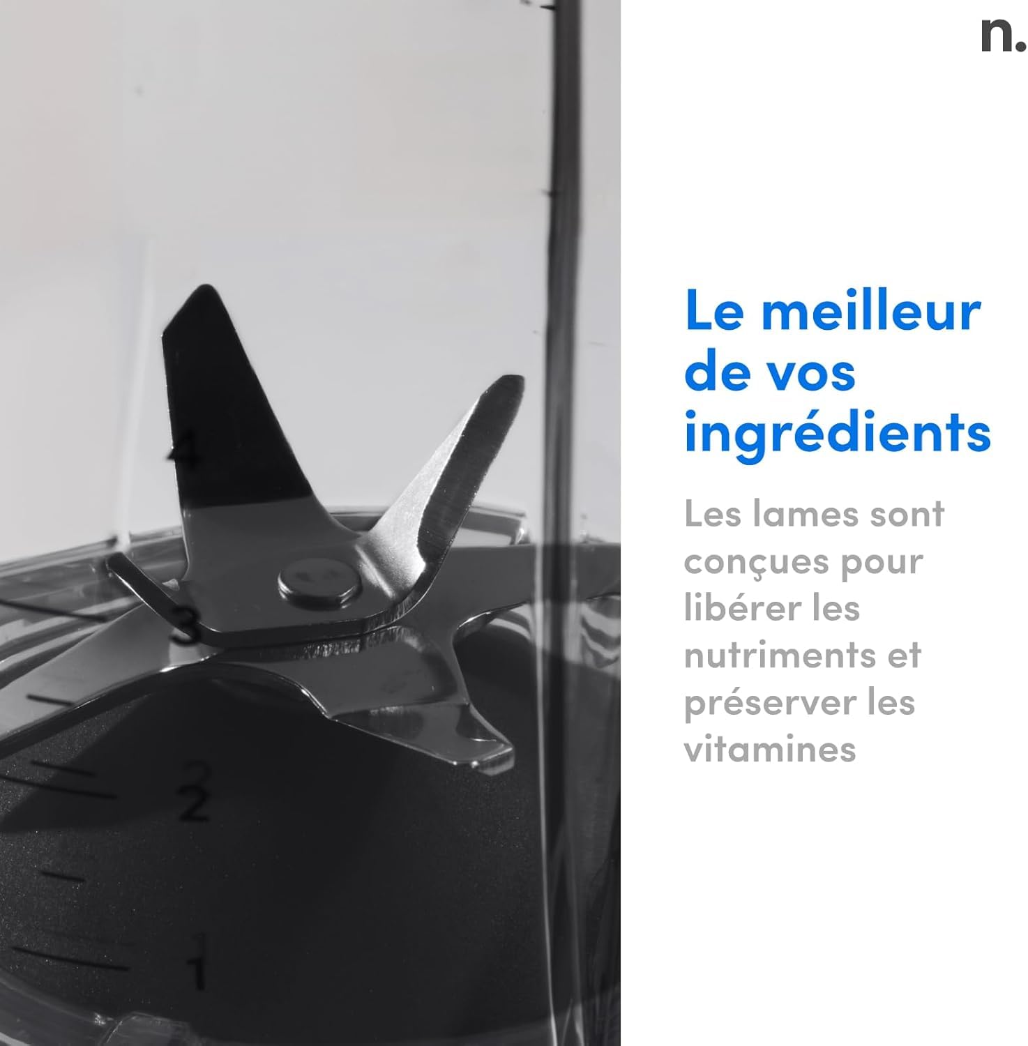 Nutribullet Full Size Blender Combo, mixeur électrique, broyeur multifonctionnel, professionnel, puissance 1200 Watt, carafe 1,9l, verres 946ml et 710ml, noir, NBF500MB