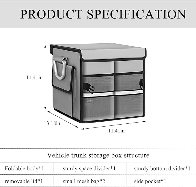 Organizador De Baúl Plegable Oxford miniatura 2