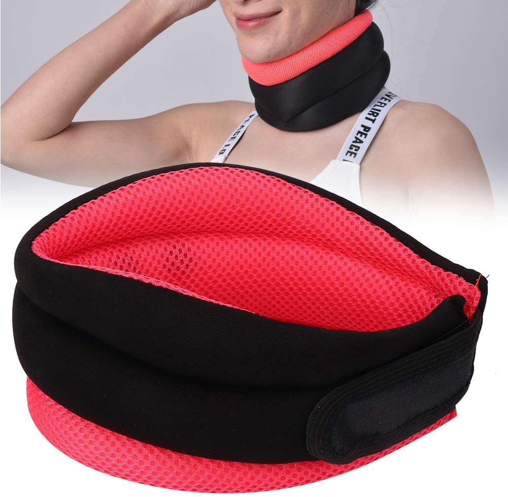 Cuello cervical, abrazadera de soporte para el cuello, cinturón protector de cuello de tracción para el cuello, corrector de postura del cuello, estirador de cuello para alineación de la col