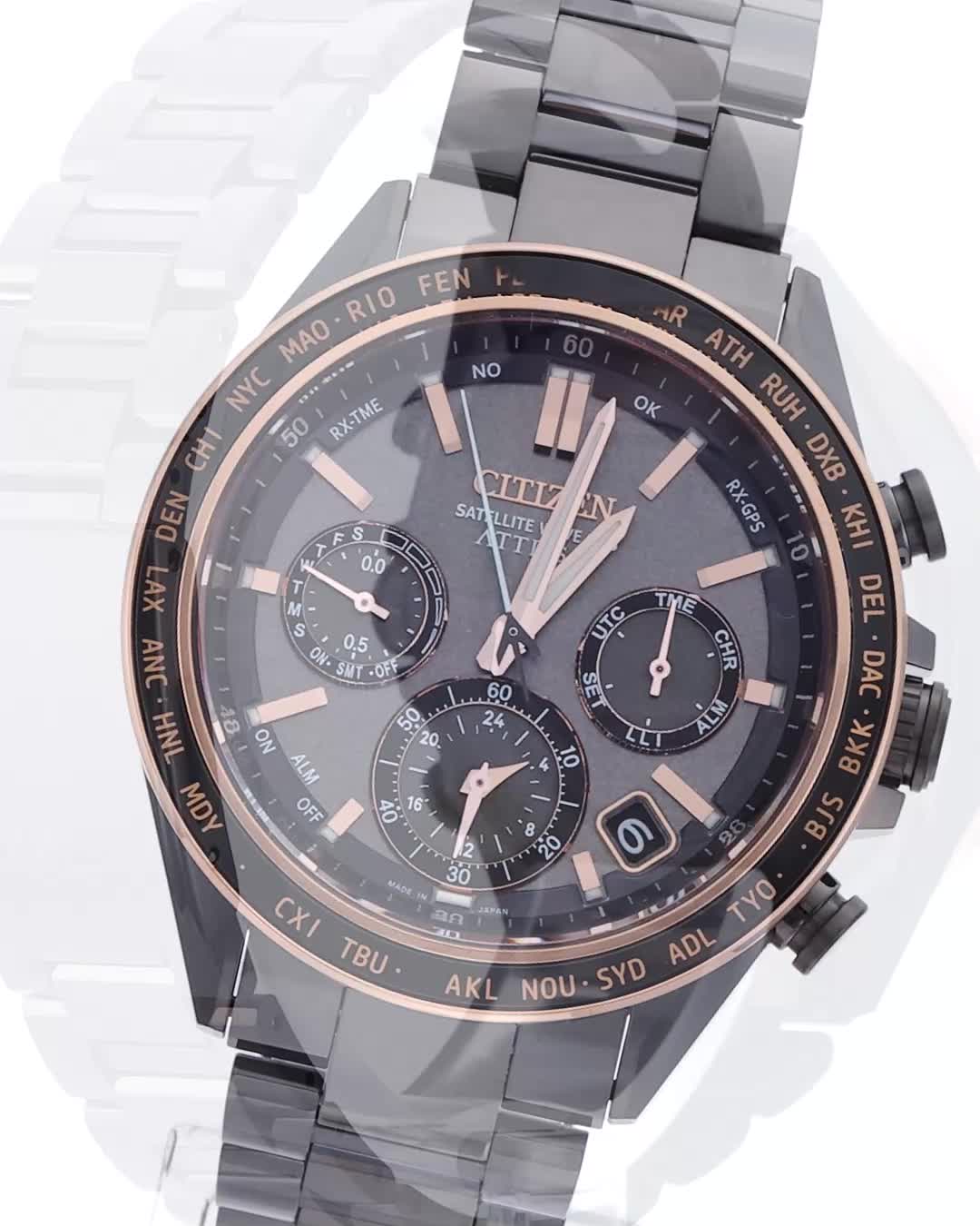 Amazon.co.jp: Citizen CC4055-65E ATTESA Eco-Drive GPS Satellite