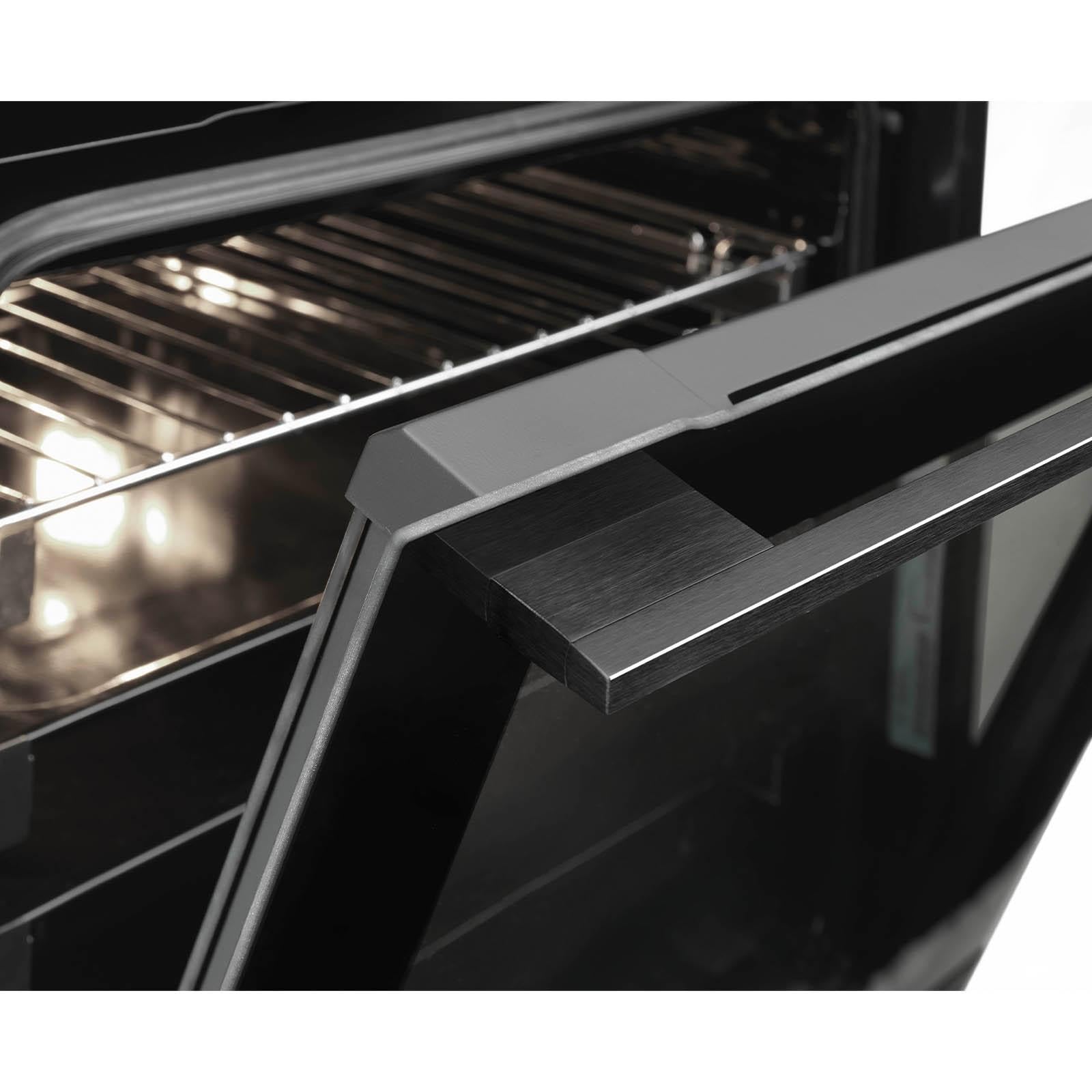 Oranier Einbau-Backofen 60 cm mit 9 Funktionen, versenkbaren Knebeln, 3D Heißluft, Ober-/Unterhitze, Umluft-Grill, Auftaufunktion, Timer, Vollglas-Innentür & CLEAN UP-Emaillierung