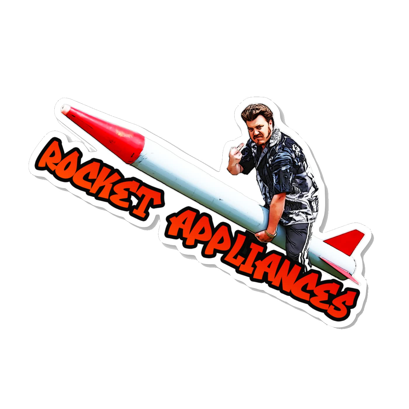 Amazon.co.jp: Trailer Park ボーイズ リッキーステッカー