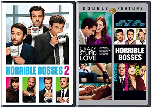 Crazy Comedy Bundle - Horrible Bosses, Horrible Bosses 2 & Crazy Stupid Love 3-Movie Collection Triple Film