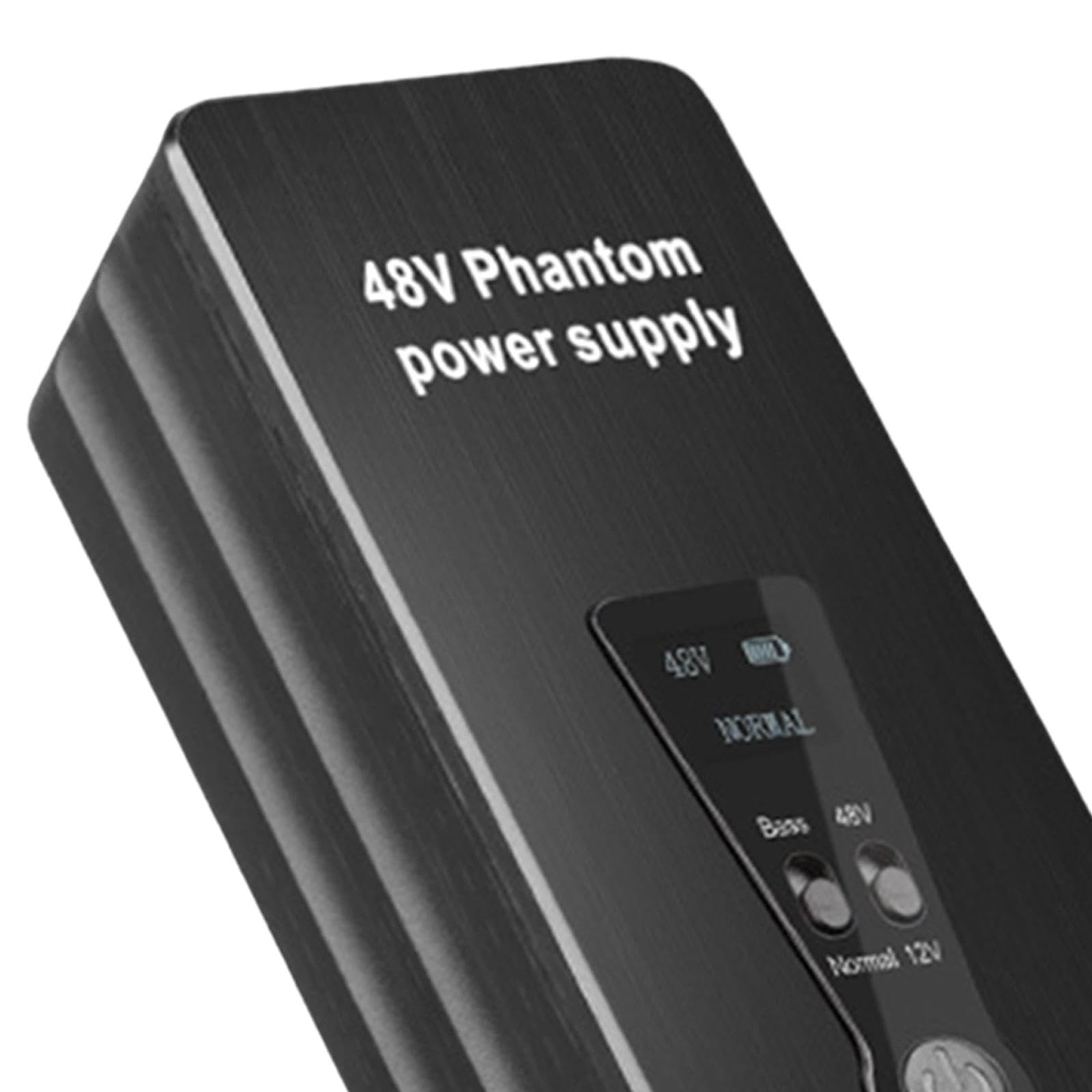 Amazon | JWQFBC ファンタム電源 48V/12V 充電式マイク | ギター