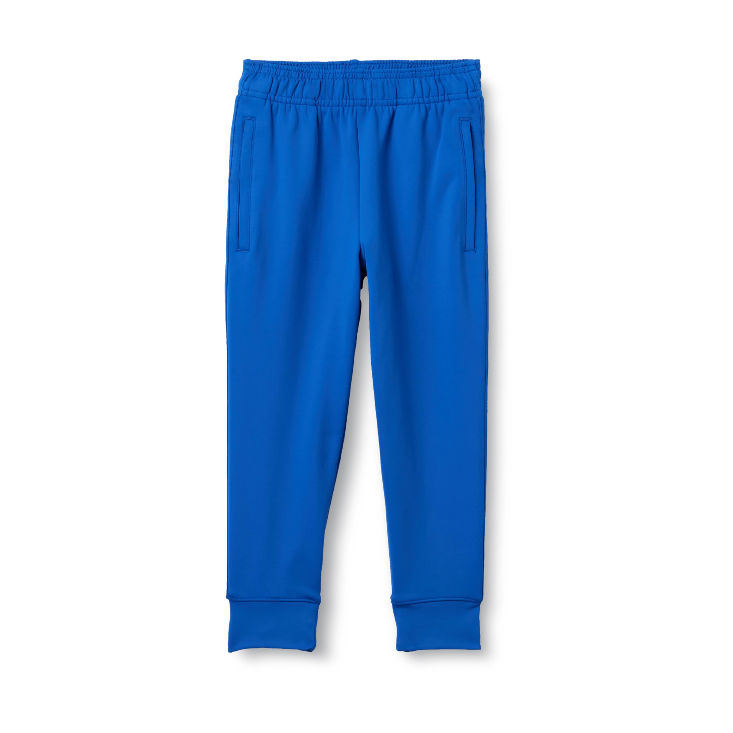Amazon Essentials Boys' Athletic Performance Stretch Knit Jogger Track Pants, Blue, XX-Large