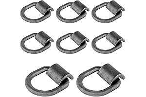8pack 3/4 inch Weldable d ring for trailers
