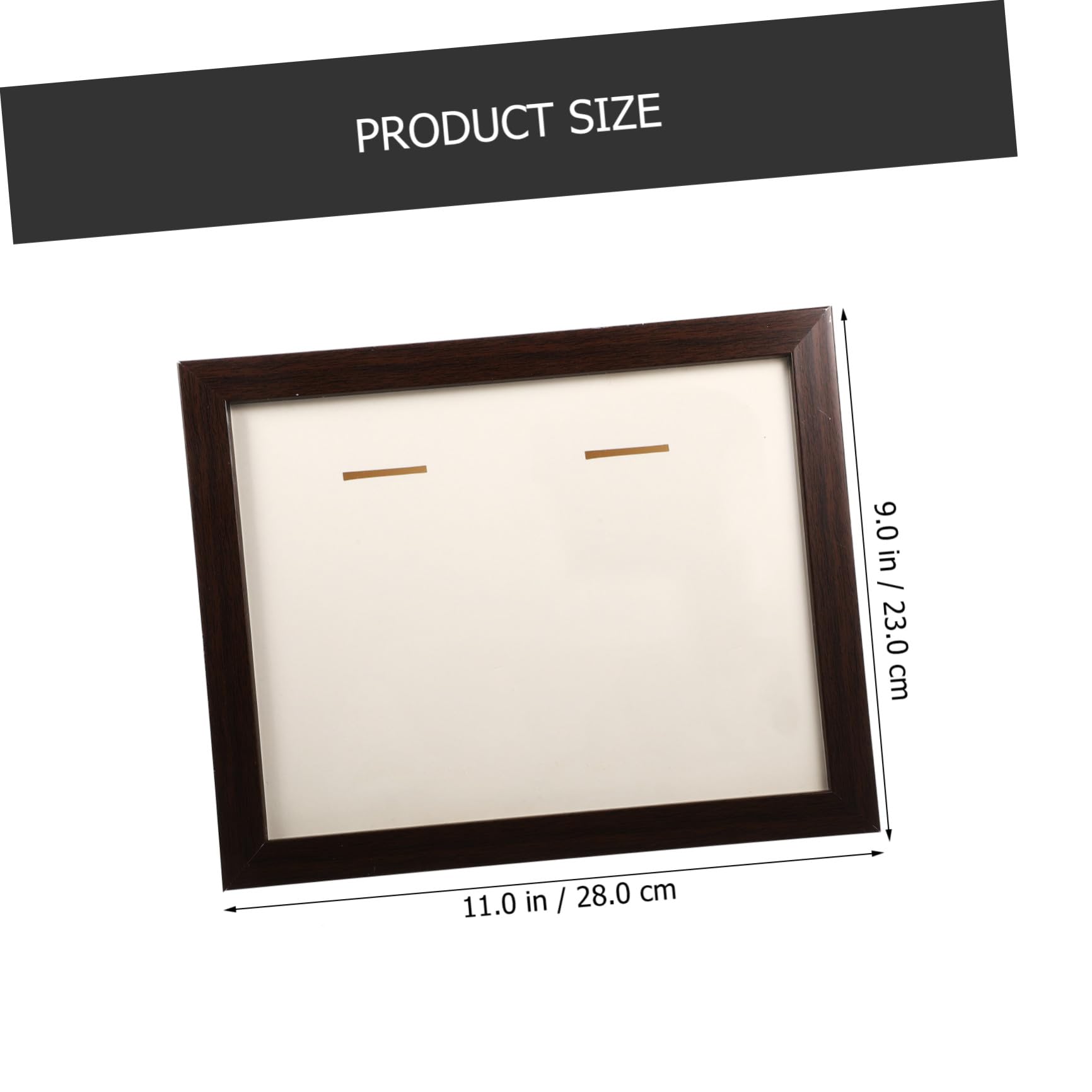 DOITOOL Porta Medaglie in Legno per 2 Medaglie, Cornice Decorativa Semplice e Creativa, Resistente e Fatta a Mano, per Esposizione in Casa