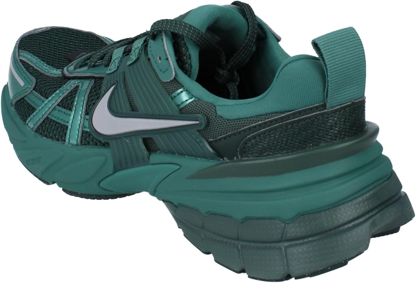 Nike V2K Run Shoes (HF5050-361, Bicoastal/Vintage Green/Metallic Silver) Size 5.5