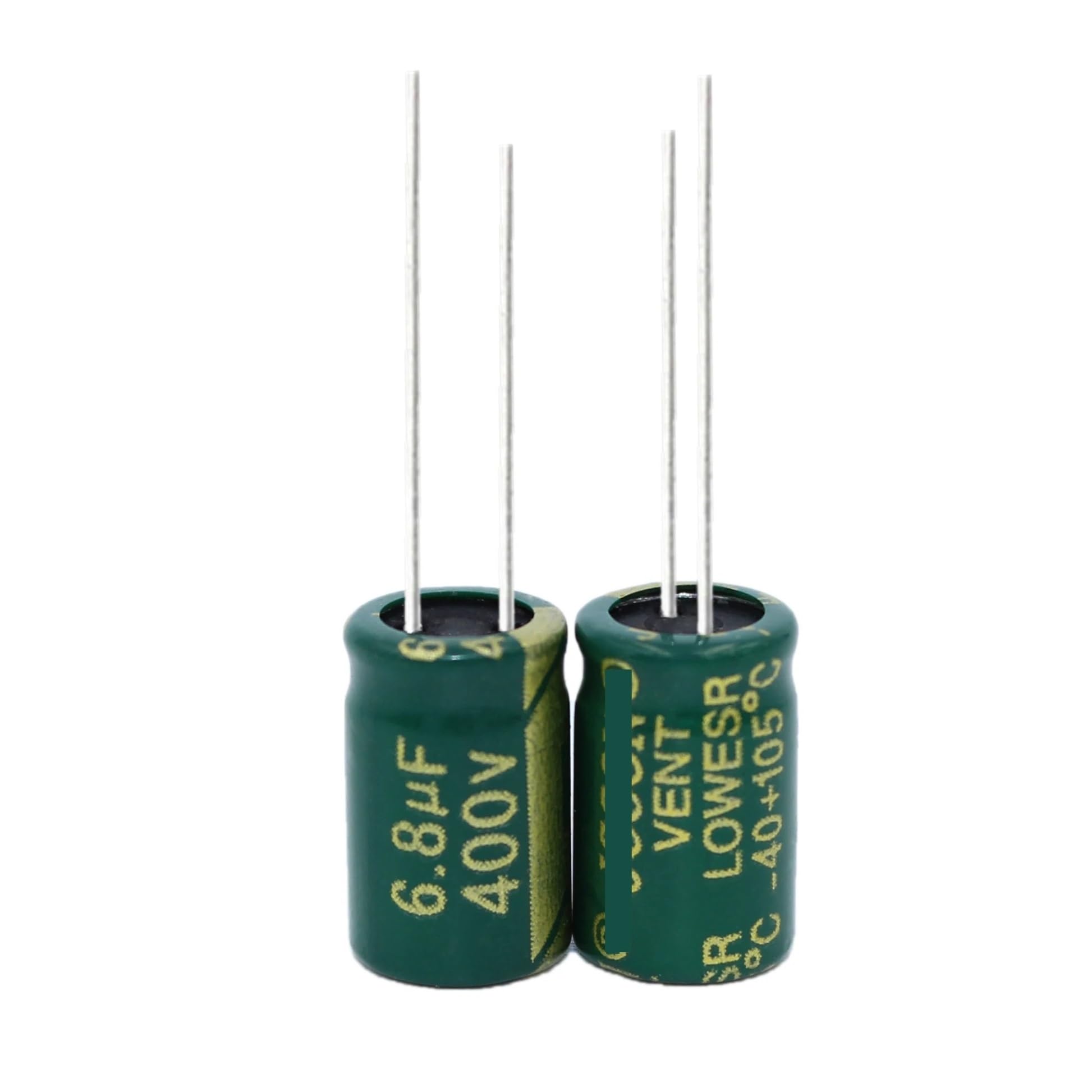 AARTERZZA 100PCS 400V6.8UF 6.8UF 400V Aluminum Electrolytic Capacitor high-Frequency 8X12MM