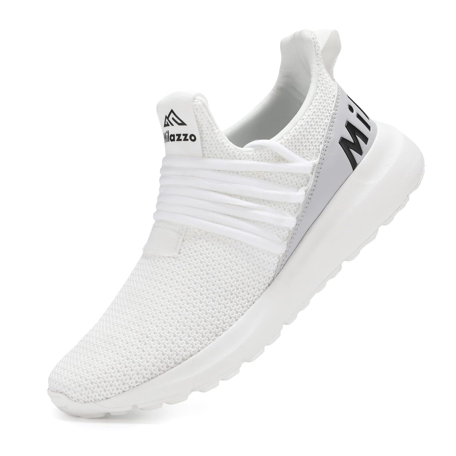 Milazzo Herren Sneaker Sportschuhe für Männer – Bequeme Laufschuhe mit Atmungsaktivem Mesh – rutschfeste Fitnessschuhe für Alltag & Training