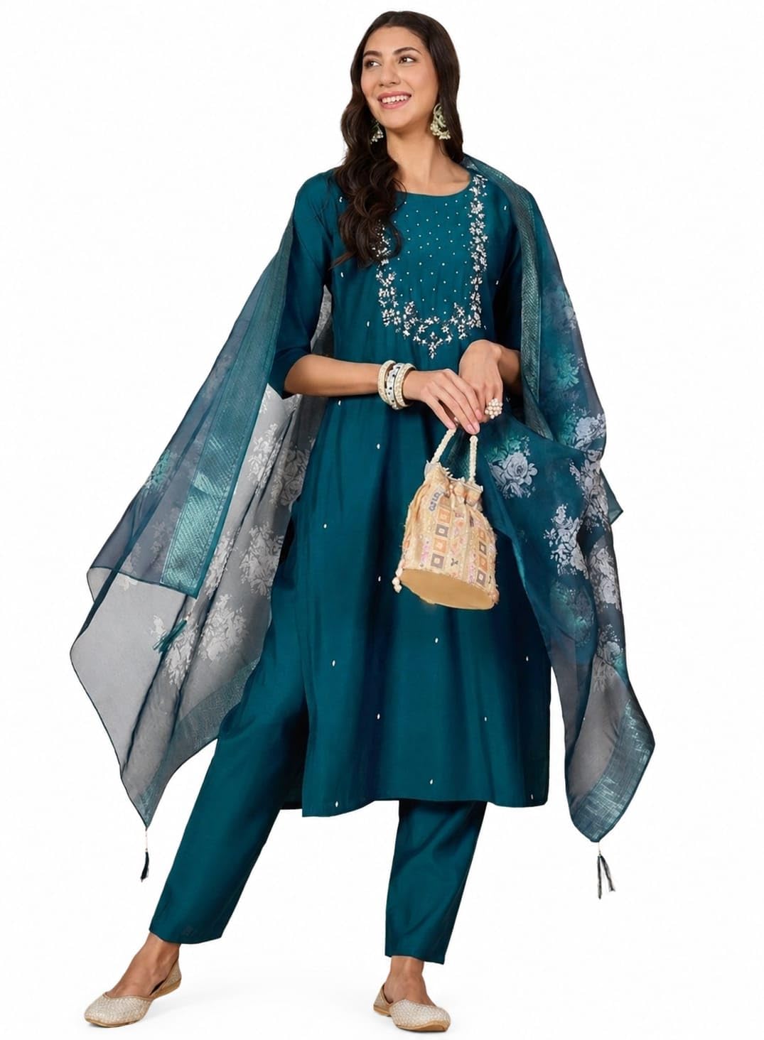 Women's Rayon Kurta Pant with Dupatta Set-ANOKHI-picture-29