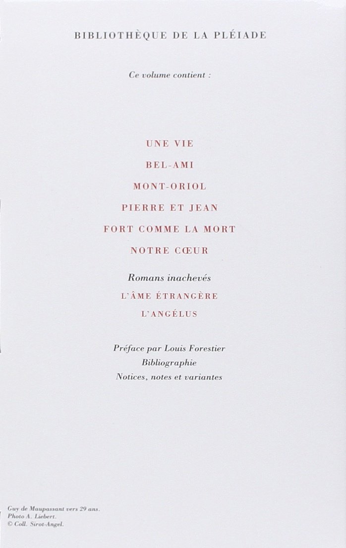 Maupassant : Romans