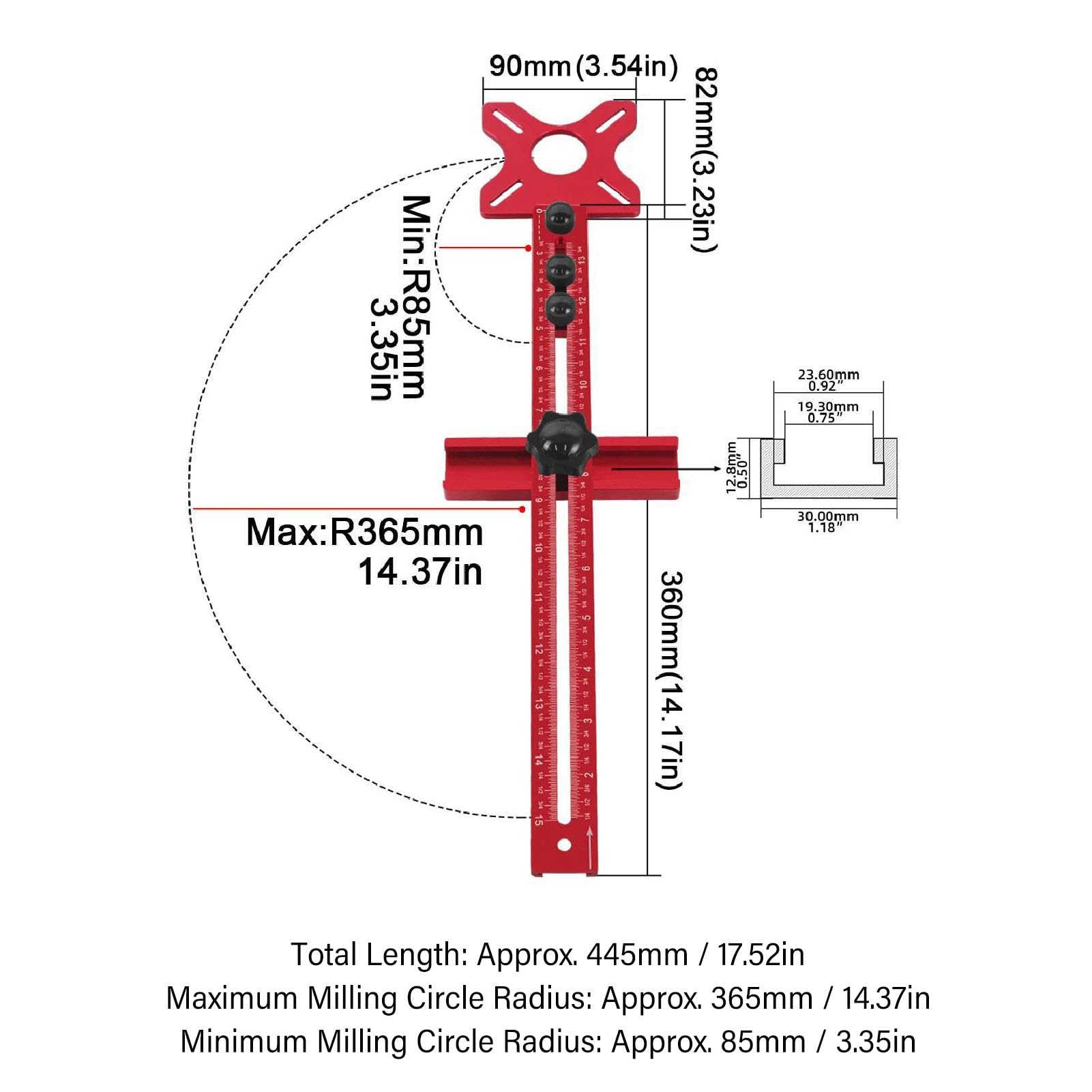 Kznifmk Fräsnut Halterung - Praktisches Zubehör Für Deine Holzarbeiten
