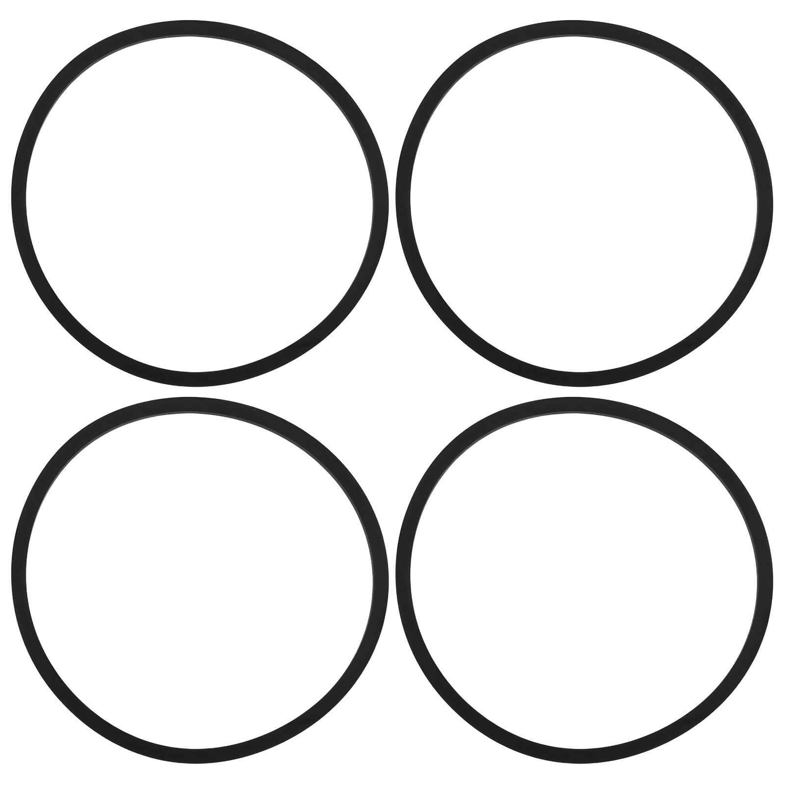 Lot de 4 Courroies de Lecteur CD Largeur 1,5 mm Diamètre Intérieur 35 mm Compatible avec Lecteurs CD et Cassette