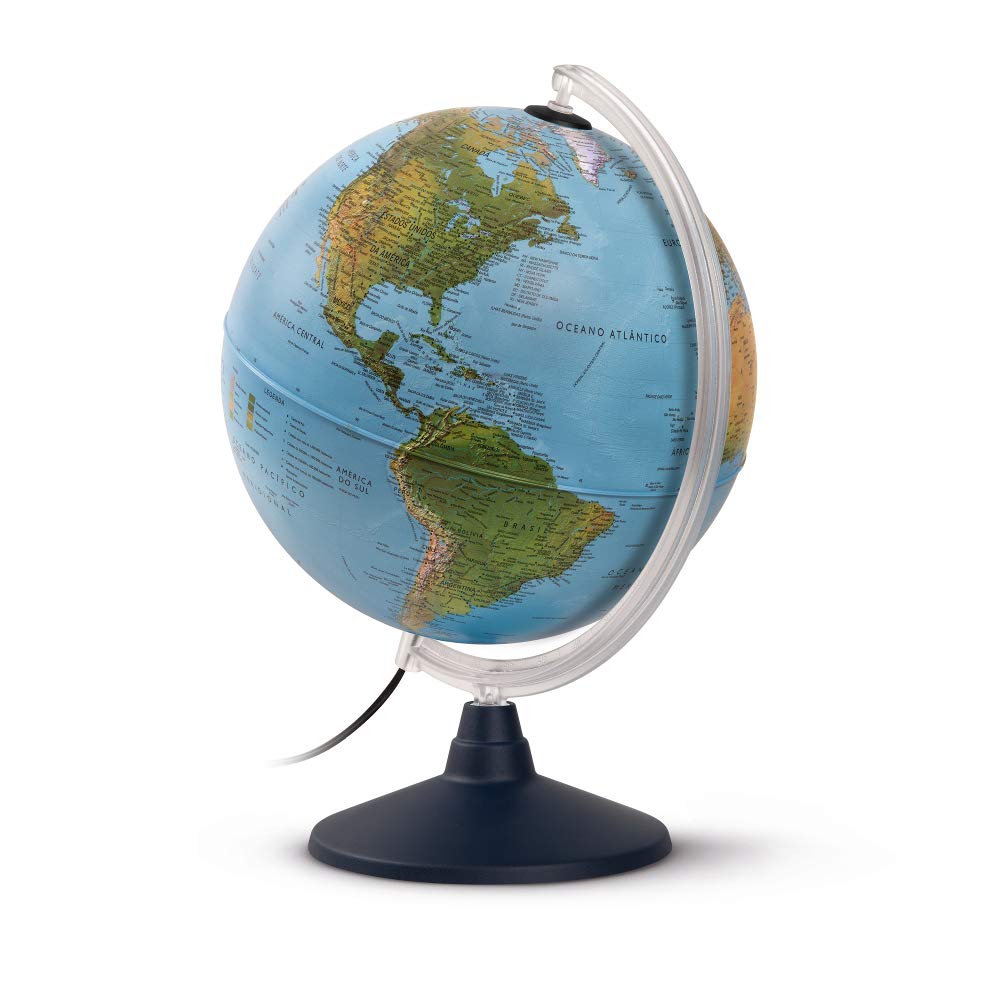 Nova rico Globo terráqueo con luz 30 cm