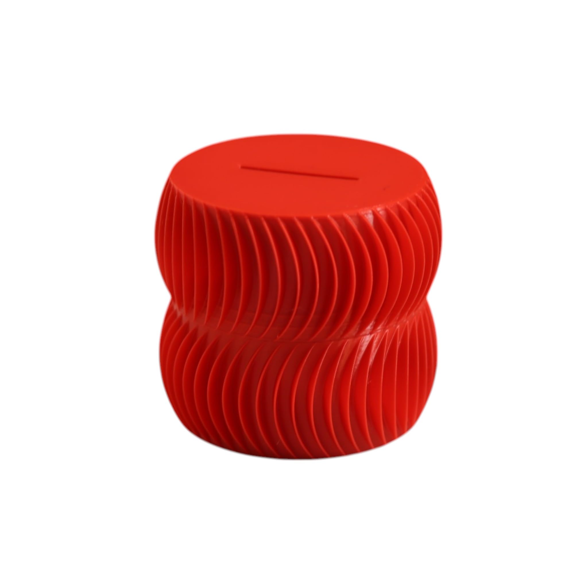 Coin/Piggy Bank Stylish Tow Sizes Available Luxury Coin Bank for Secure & Elegant Savings (Red, Large)