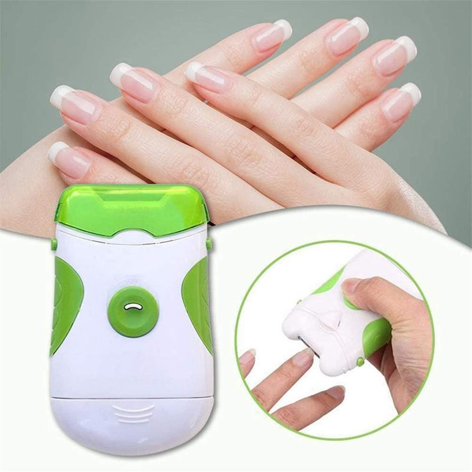 JINGYAN Cortaúñas Electric Nail Trimmer And File Manicure Pedicure Tool Trim Hand And Toe Nails Clipper With Removable Head DropShipping