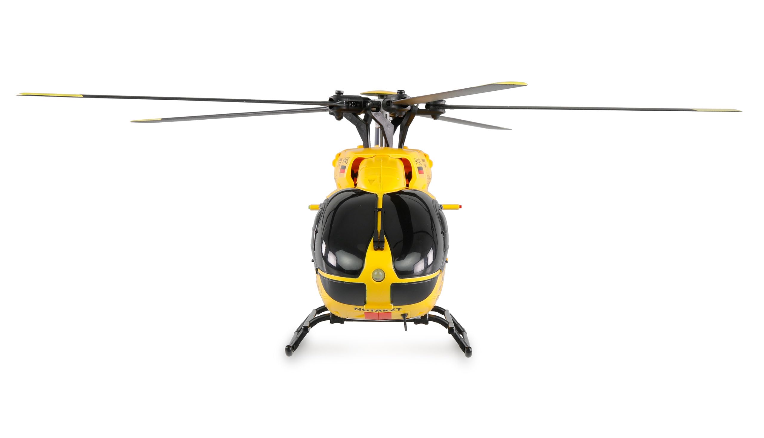 Amewi MD500E CX Elicottero Coassiale RTF 3 Canali 2.4GHz - Per Principianti E Bambini Dagli 8 Anni - Colore Giallo-Blu - 4