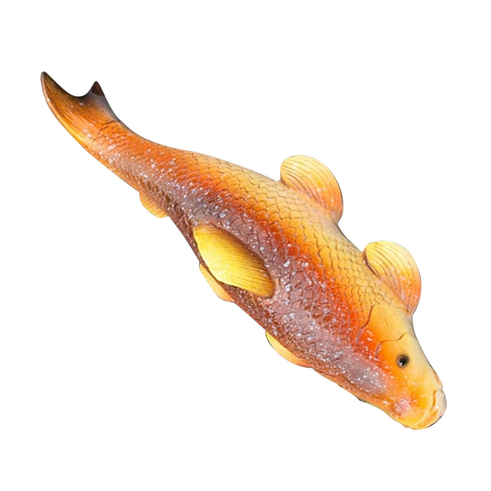Figurine flottante en résine de poisson koï pour décoration de bassin extérieur