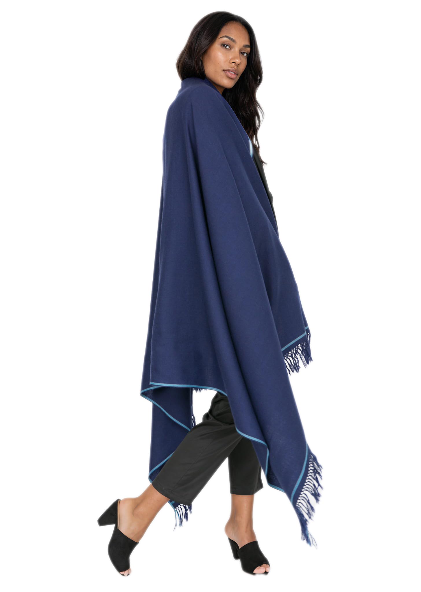 likemary Shawls For Women, Merino Wool Travel Wrap