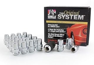 Gorilla Automotive 71644N The System Acorn Wheel Locks (14mm X 1.50 Thread Size)-for 6 Lug Wheels