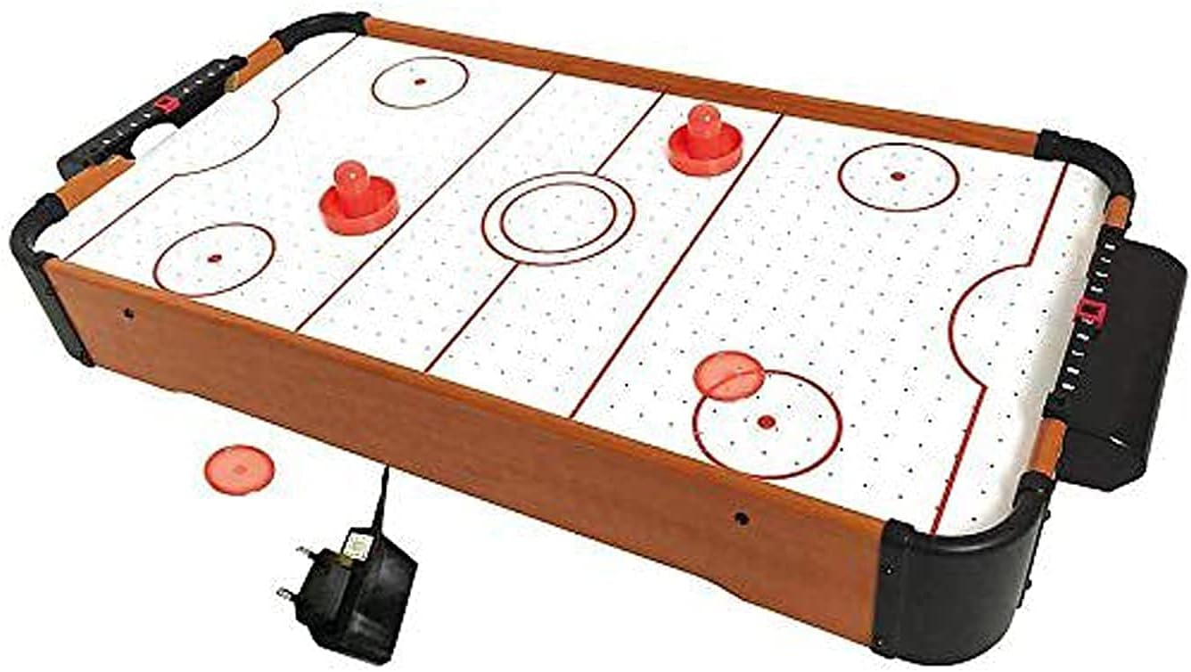 D ETERNALWooden Hockey Game Table for Kids and Adults with Charger, Indoor and Outdoor Game Set ,Multicolor,Big Size