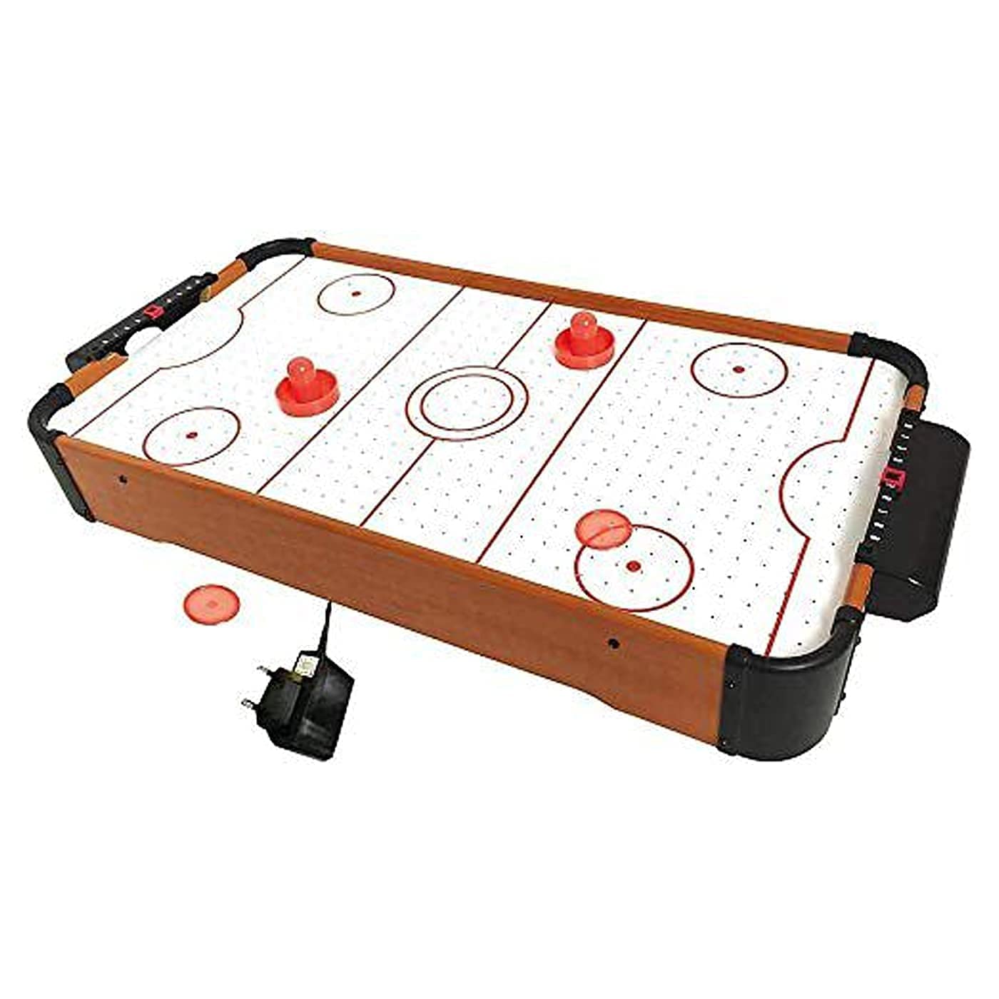 D ETERNALWooden Hockey Game Table for Kids and Adults with Charger, Indoor and Outdoor Game Set ,Multicolor,Big Size