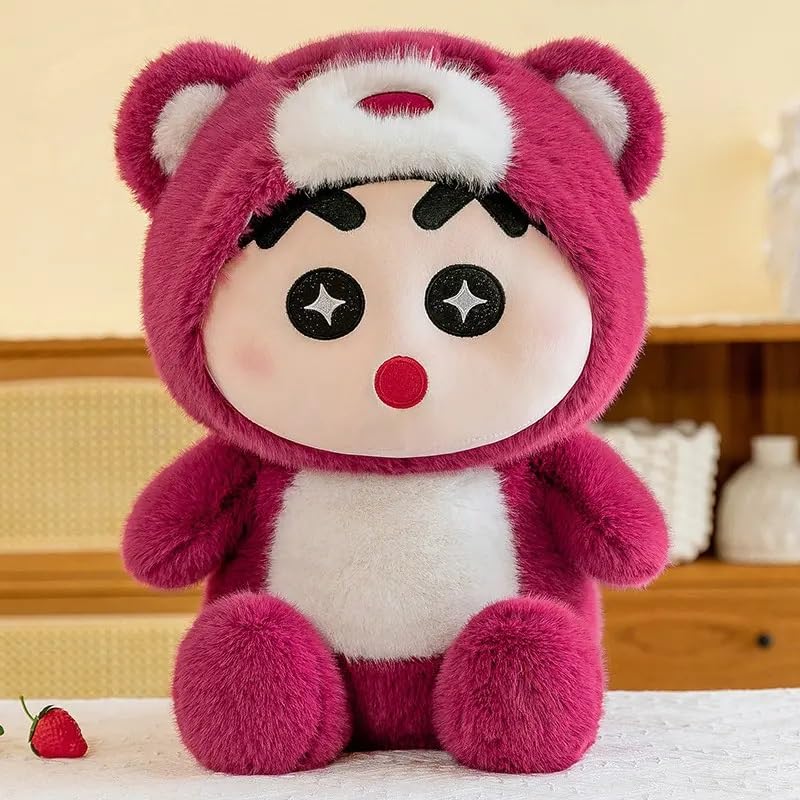 Image of Lotso Shinchan Soft Toy for Kids Teddy Bear 35 CM Doll Cute Plush Toys Children's Dolls Birthday Valentine Gift