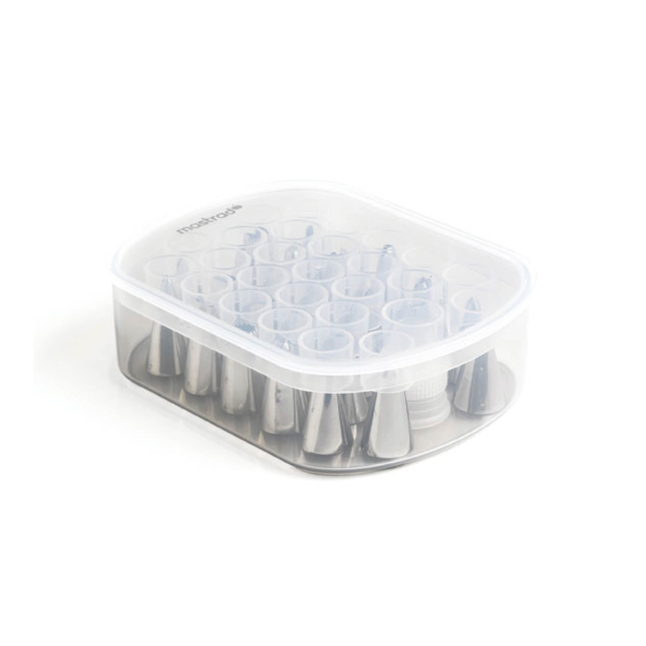 Mastrad F38401 - Boquillas para Manga pastelera (Acero Inoxidable, 26 Piezas)