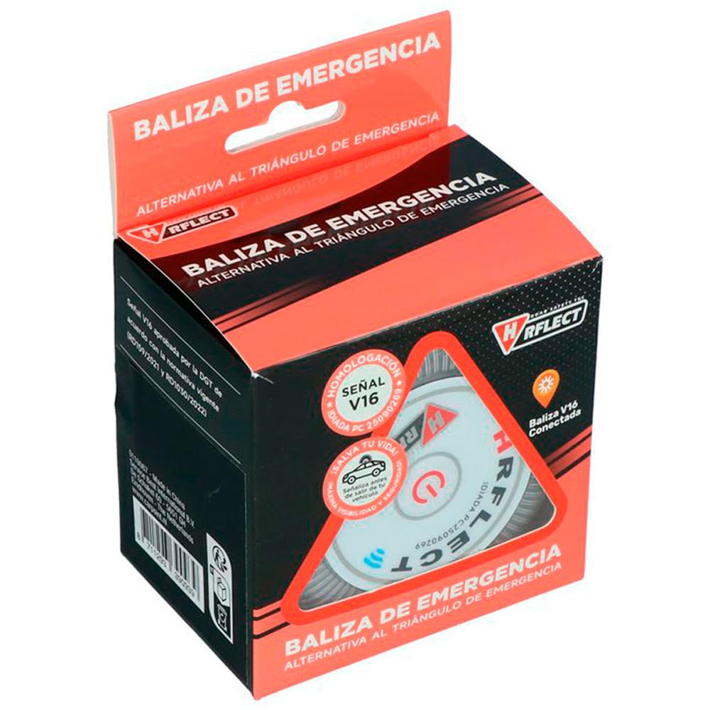 V16 Iluminación de Emergencia España DGT 3.0 - Tarjeta SIM Incluida
