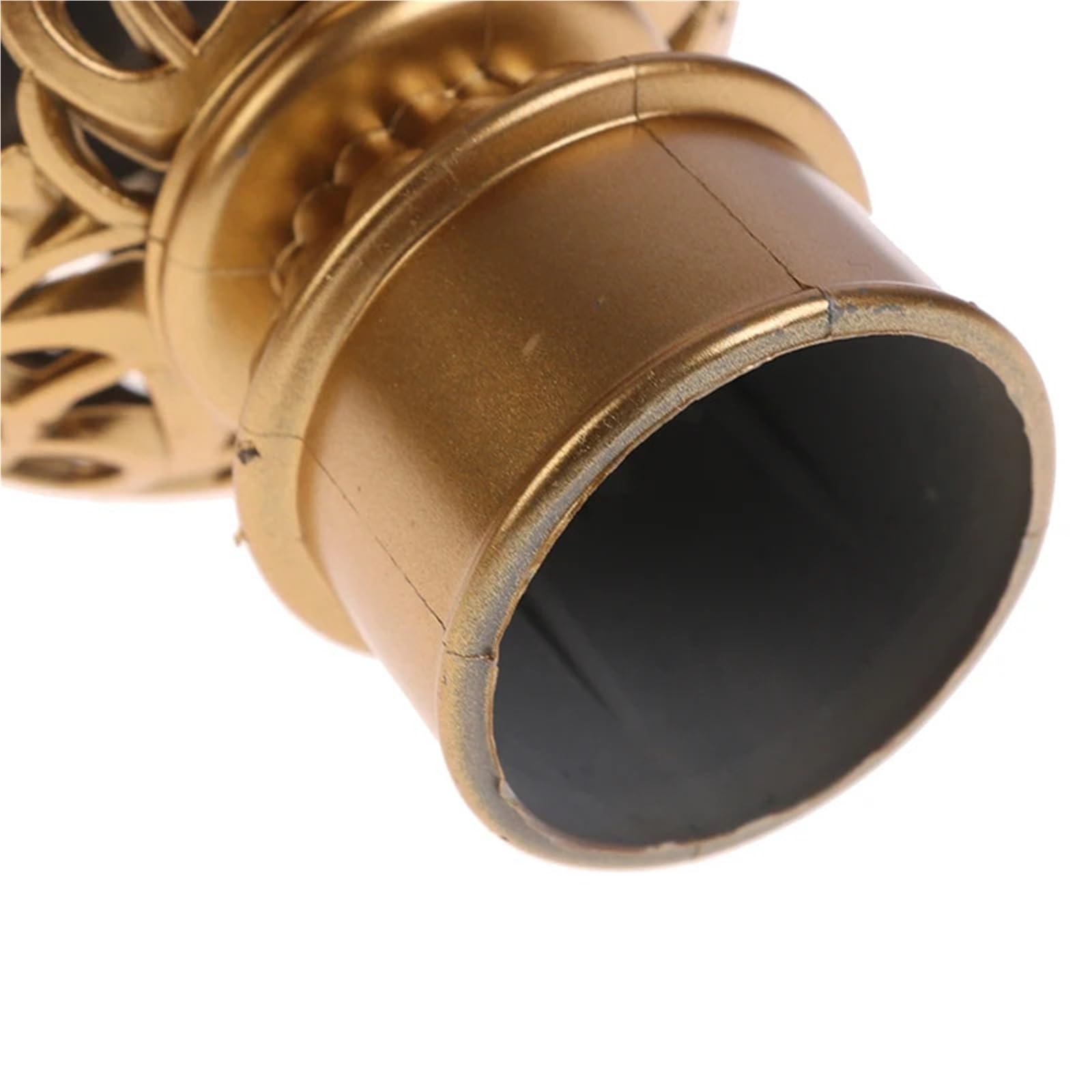 Końcówka karnisza, Zestaw wymienny końcówek karniszy, 2 sztuki do wielokolorowych plastikowych osłon o średnicy 28 mm(Rose Gold)
