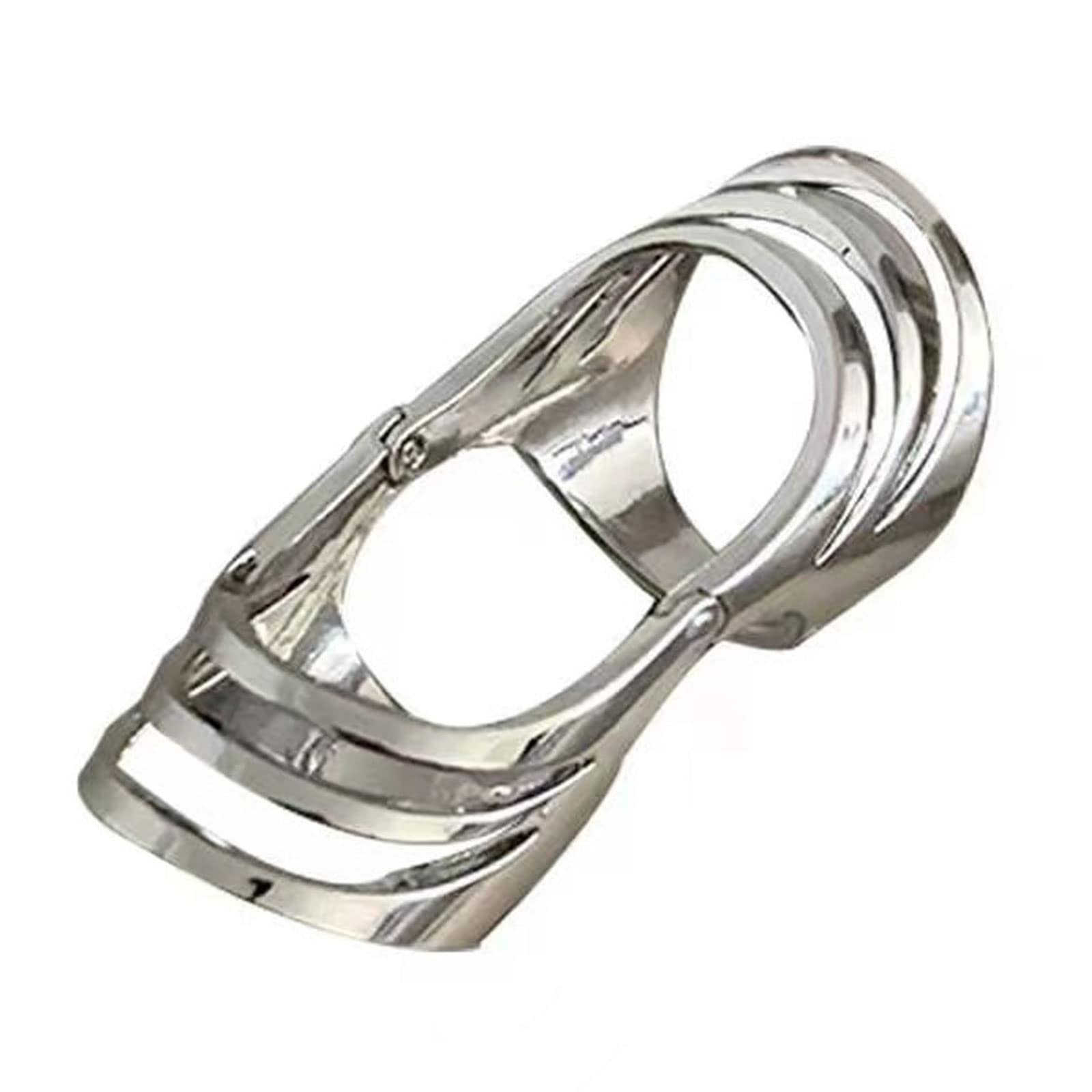 HYROOY Retro Hollow Rings Fashion Punk Joint Finger Statement Jewelry Wide Wrap for Men Women