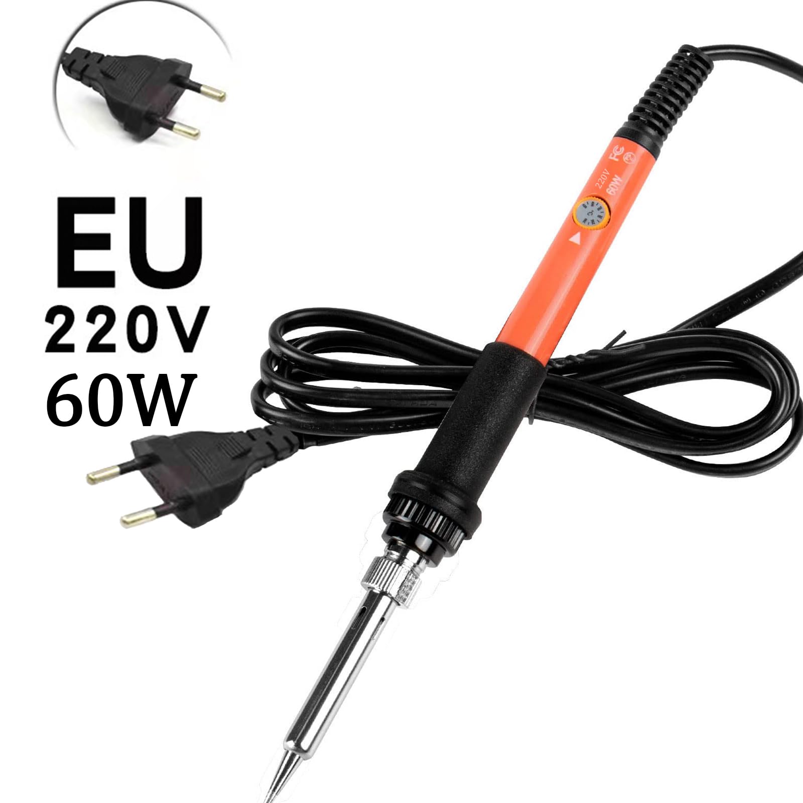 Fer à souder - DIOCHE - 60W - Température réglable - 5 pointes incluses