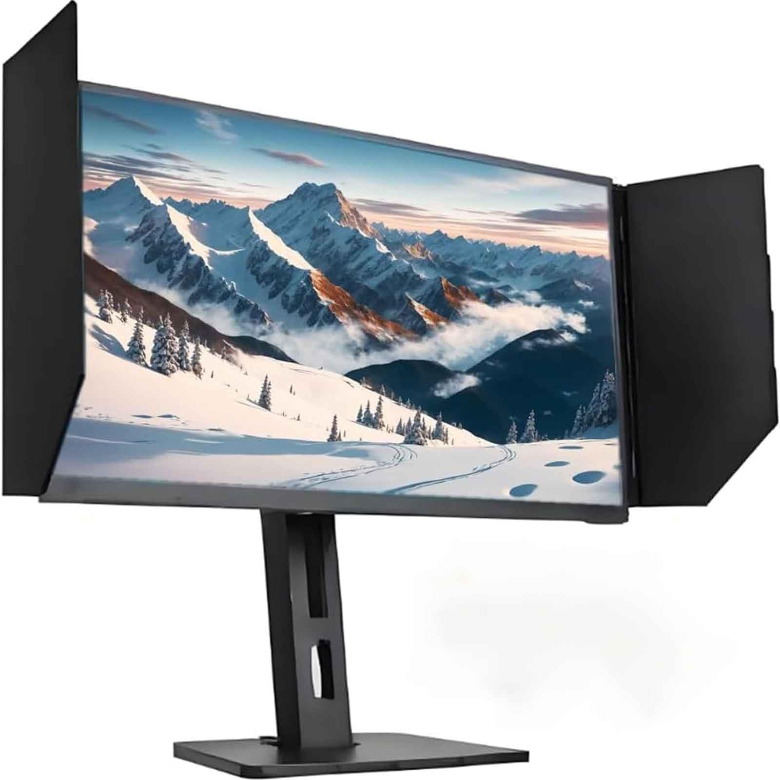 Visera for Pantalla de visualización, Parasol Ajustable for Monitor de computadora de Escritorio de 24 a 27 Pulgadas, Parasol Plegable y portátil for Pantalla de privacidad, for Oficina, Juegos(Right