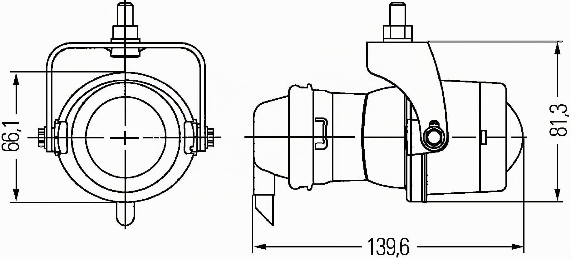 HELLA DE/Alogeno Kit fendinebbia - Micro DE - 12V - ECE - trasparente