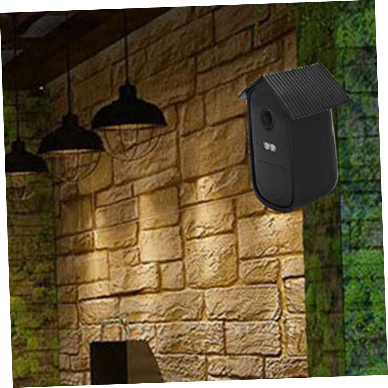 HOMSFOU 4 Set Custodia Della Fotocamera Custodia Fotocamera Copertura Antipioggia Protettivo Sicurezza Esterna Macchinetta Fotografica Protezione Per Esterna Black 2 Pezzi*4