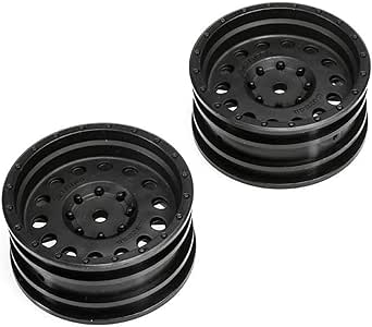 Axial- 1.0 Method MR307 Hole Wheels (4): SCX24 Accesorios, Hardware Y Herramientas, Multicolor (Horizon Hobby AXI40000