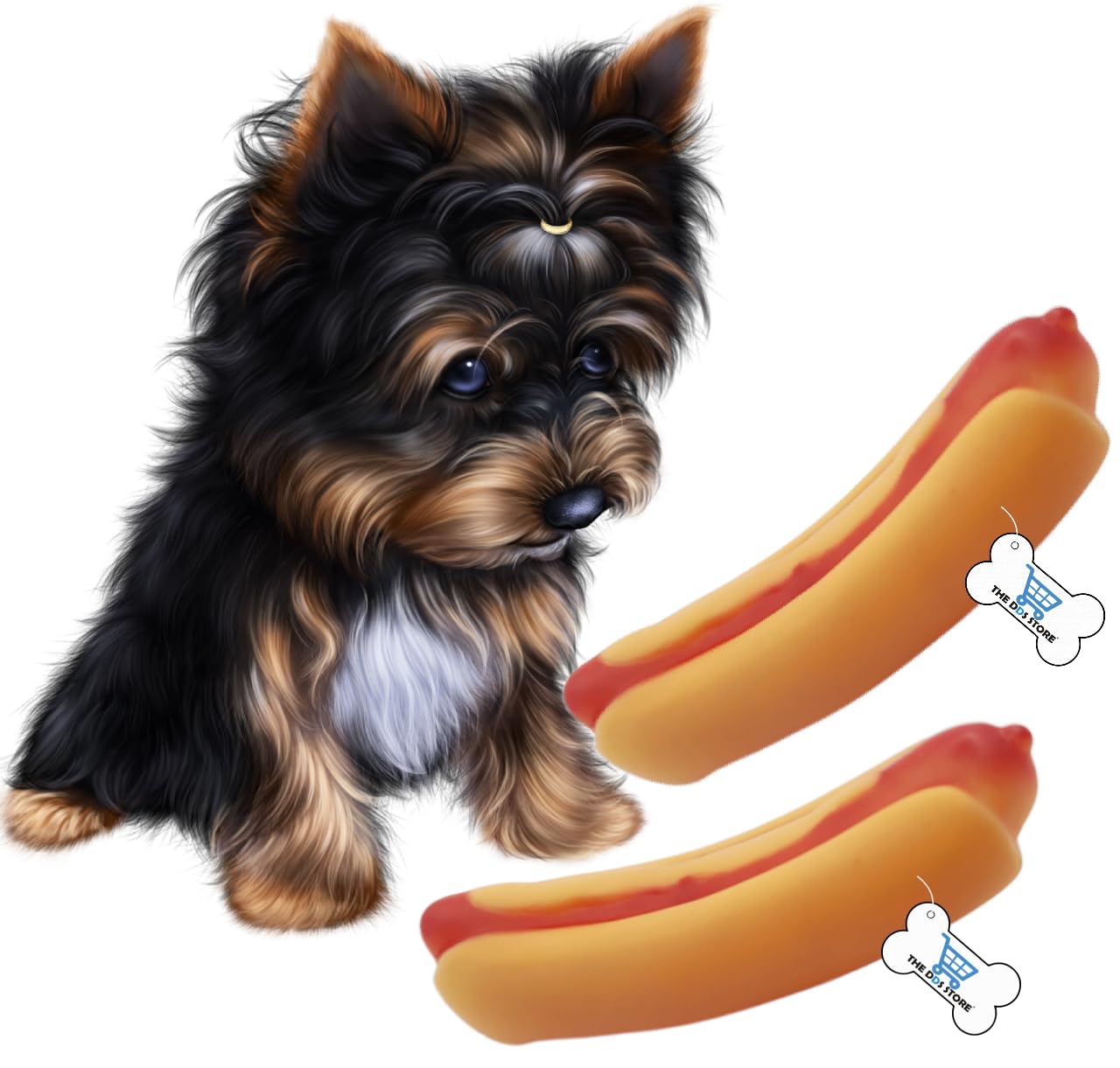 THE DDS STORE® 2 Pcs Hot Dog Squeaky Dog Chew Toys Puppy Toys for Teething Small Dog (Color May Vary) (B0CF1X3JX4) Amazon Price History, Amazon Price Tracker