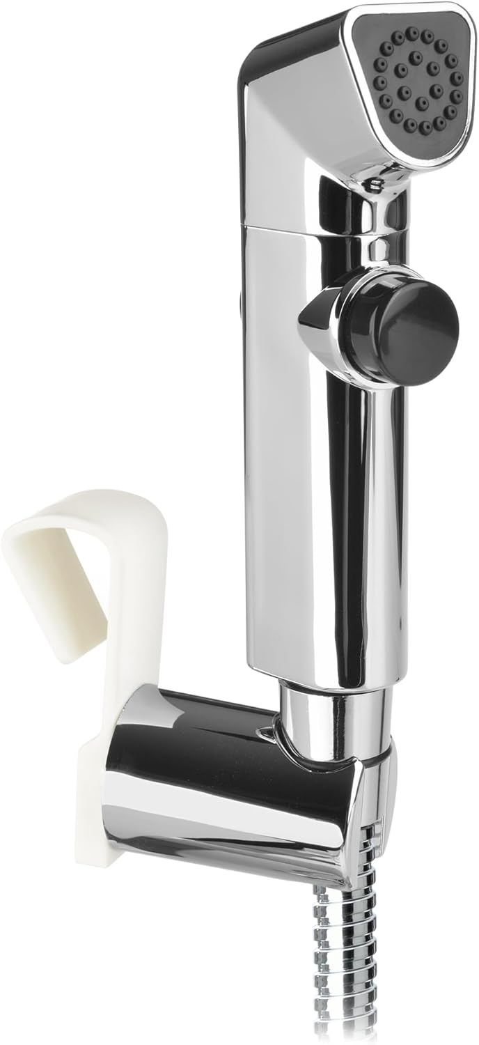 Brondell LES-30 Silver Toilet-Mounted Handheld Bidet Sprayer