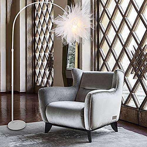 Fishing Floor lamp White mesh Grid Modern Elegant Design Tulle Floor lamp LED E27 lamp Holder Nordic Creative Personality Headlight Living Room Standing lamp Bedside lamp AC 220V