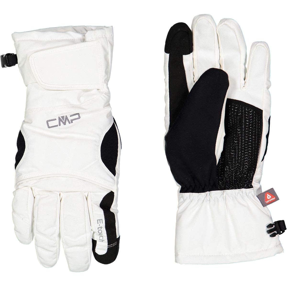 CMP - Woman Taslan Ski Gloves, White, 6