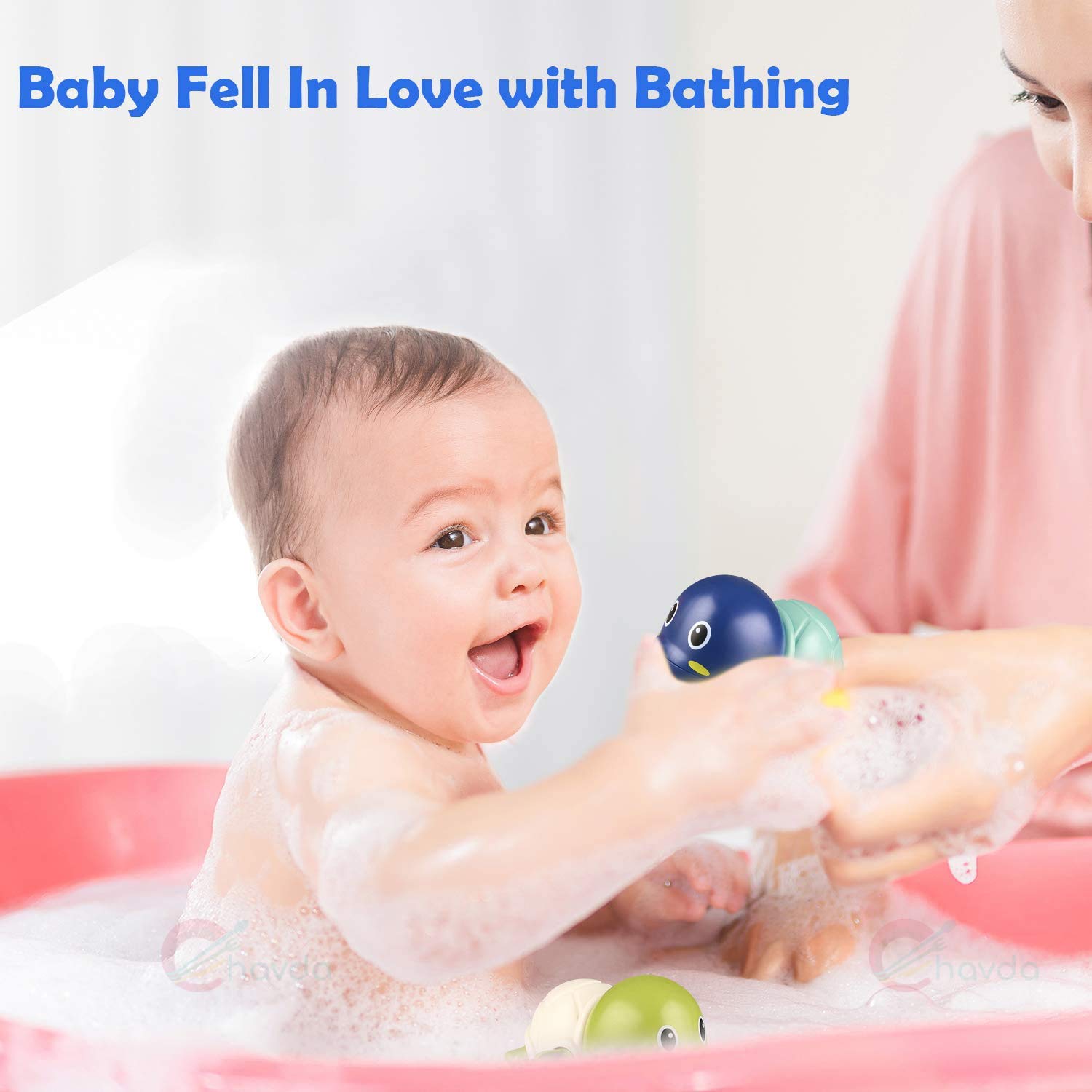 Chavda Bath Toys for 1-5 Year Old Boy Girls Gifts Swim Pool Bath Toys for Toddler 1-3 Bathtub Toys for Baby Boy Birthday Gifts for 1-4 Year Old Boys Girls (Multi Colours) (Pack of 10) 1